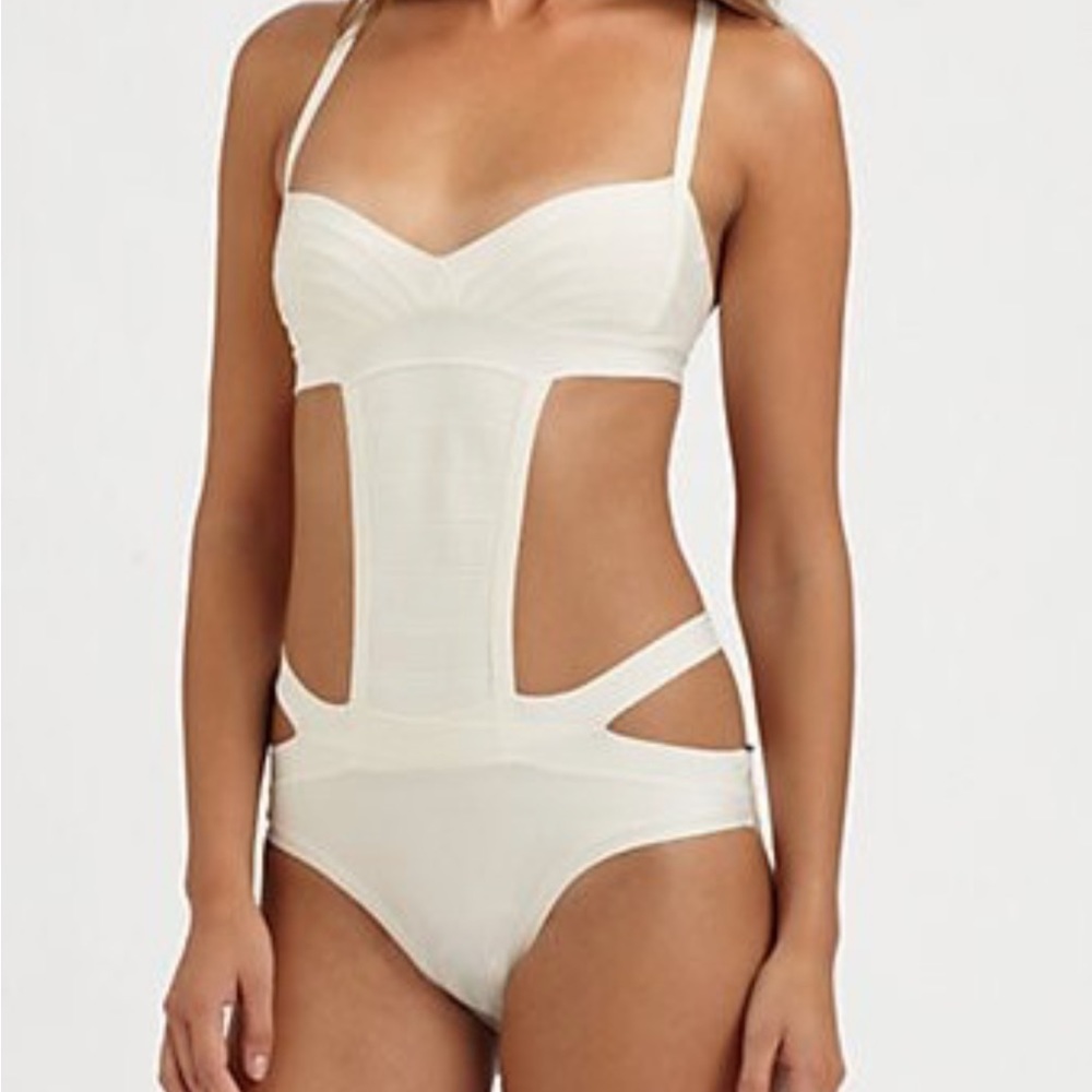 Herve Leger One Piece Bandage Swimsuit | Bodysuit